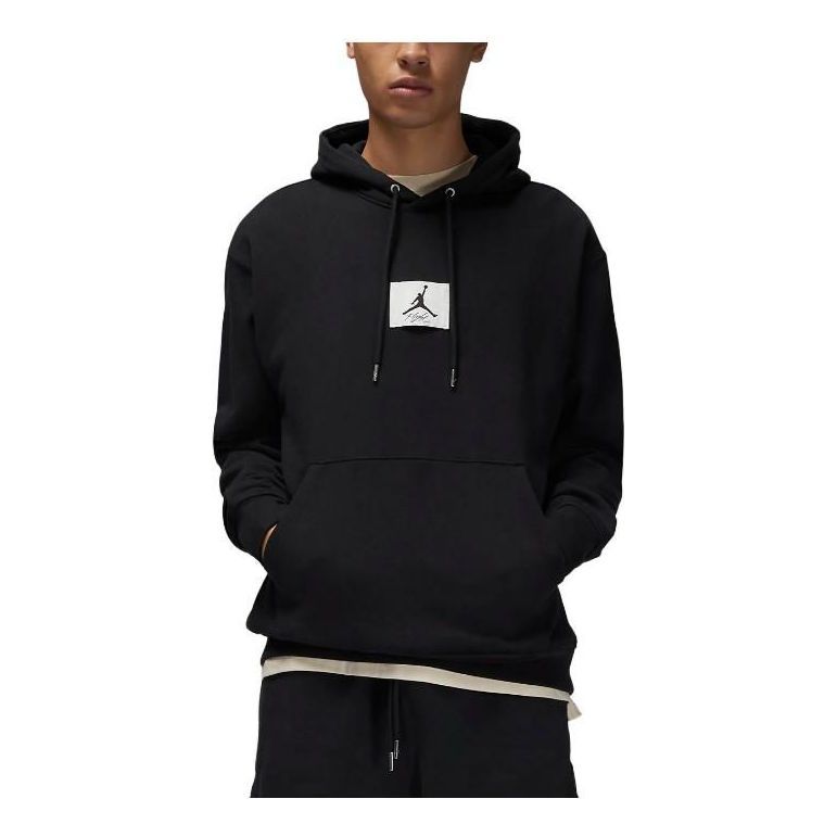 Air Jordan Flight Fleece Pullover Hoodie 'Black' DQ7338-010 sold by KicksCrew