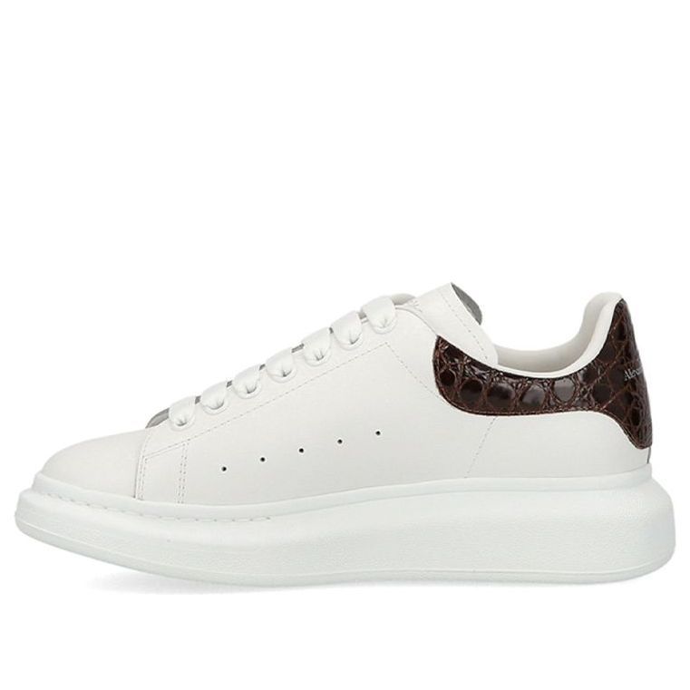 Alexander McQueen Oversized Sneaker 'Brown Crocodile' 625162WHYB89027 sold by KicksCrew