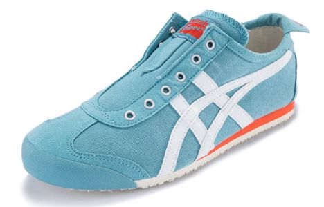 (WMNS) Onitsuka Tiger MEXICO 66 Slip-on Shoes 'Aqua Blue White' D3K5N-4001 sold by KicksCrew