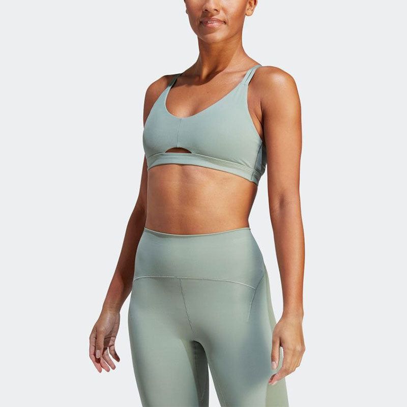 (WMNS) adidas Yoga Studio Luxe Light-Support 'silk green' HR3038 sold by KicksCrew product image thumbnail 3