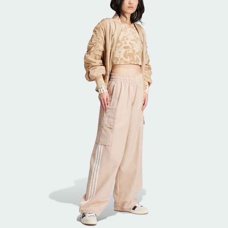 (WMNS) adidas Originals Adicolor Cargo Tracksuit Bottoms 'Beige' IZ0717 sold by KicksCrew product image thumbnail 5