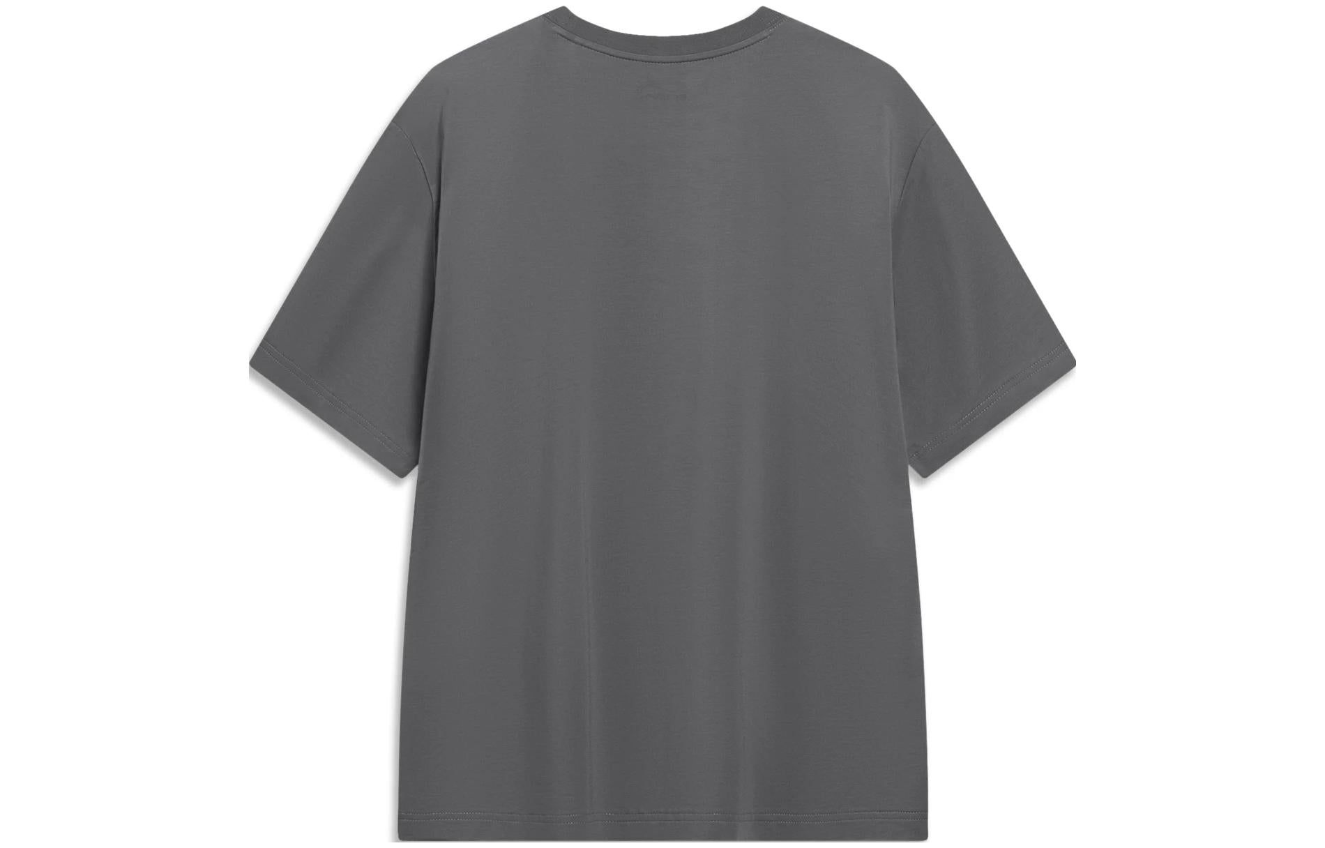 Li-Ning Hoops Graphic T-shirt 'Grey' AHST567-3 sold by KicksCrew product image thumbnail 2