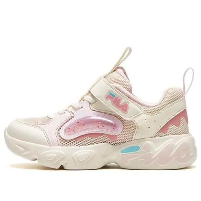 (PS) FILA Fashion Sneakers 'Cream White Pink' K14G331103FGS sold by KicksCrew