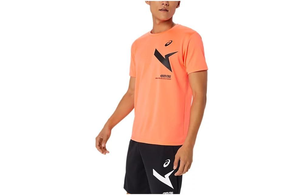 Asics A-I-M Dry Short Sleeve T-Shirt 'Flash Coral' 2031E555-700 sold by KicksCrew product image thumbnail 3