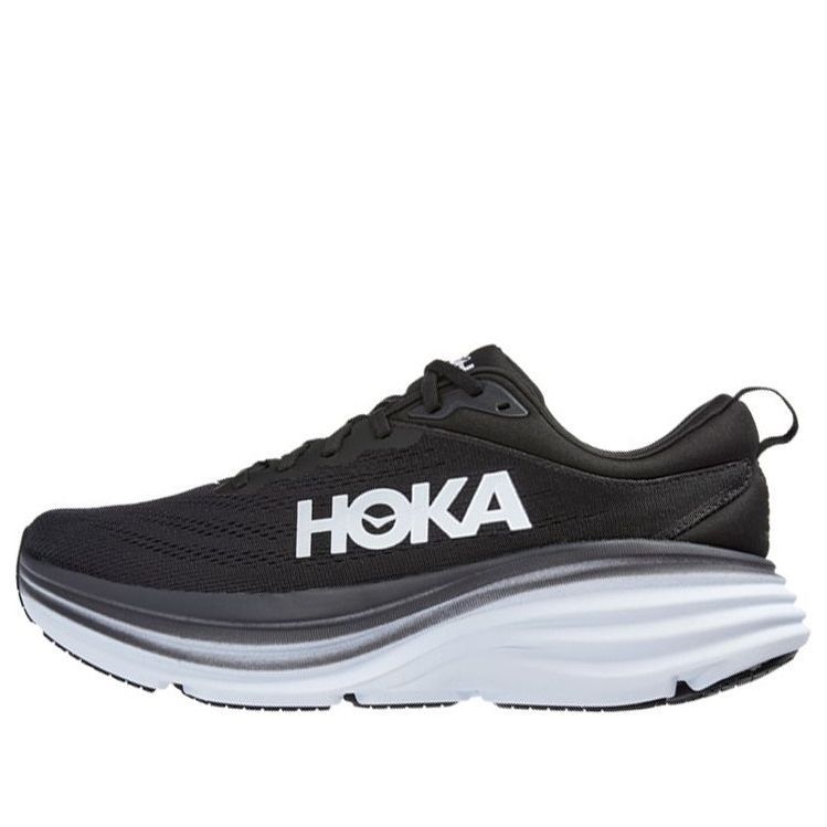 Hoka One One Bondi 8 2E Wide 'Black White' 1127953-BWHT sold by KicksCrew