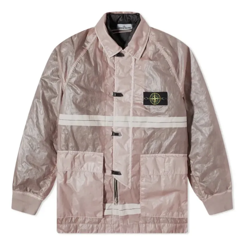 STONE ISLAND 40th Anniversary Detachable Inner Down Lined Ja 'Rose Quartz' 7715444Q2-V0086 sold by KicksCrew