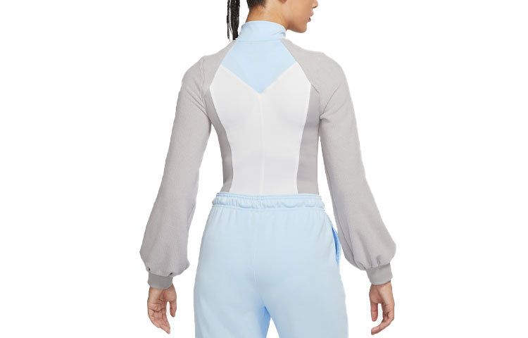 (WMNS) Air Jordan Cozy Girl Top 'Summit White Grey Blue' DJ2734-121 sold by KicksCrew product image thumbnail 2