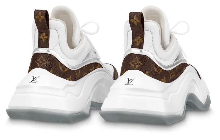 LOUIS VUITTON Archlight 2.0 Platform Sneakers 'White Brown Monogram' 1ABIHL sold by KicksCrew product image thumbnail 4