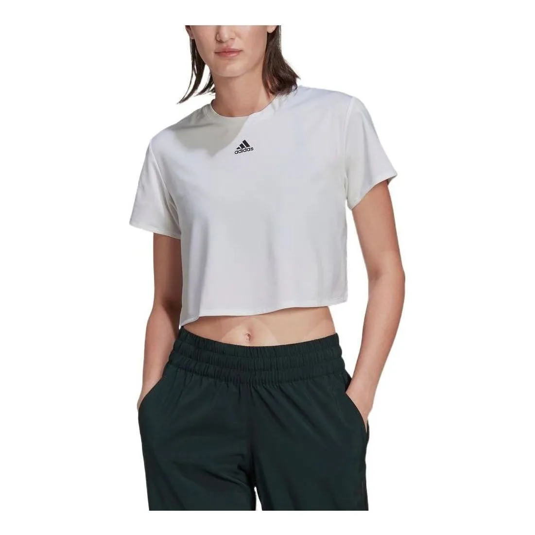 (WMNS) adidas WTR Novelty 'T-Shirt 'White' HG5076 sold by KicksCrew product image thumbnail 2