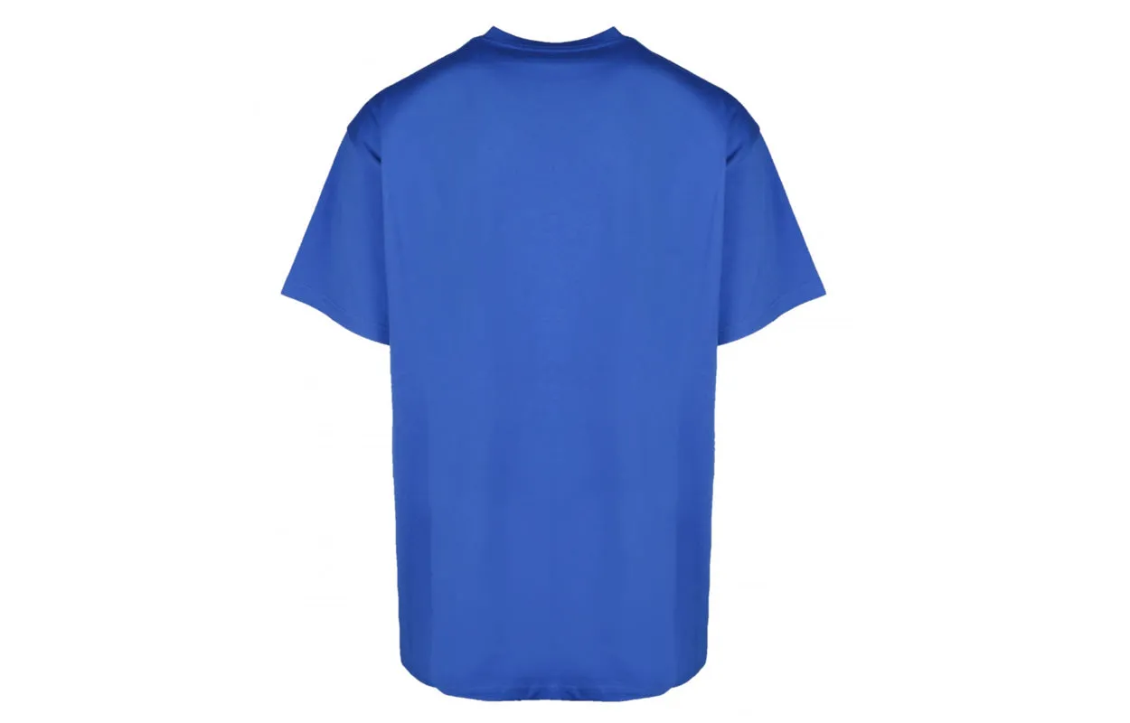 Balenciaga Small Logo Print Cotton T-Shirt 'Blue' 556150TBV438077 sold by KicksCrew product image thumbnail 3