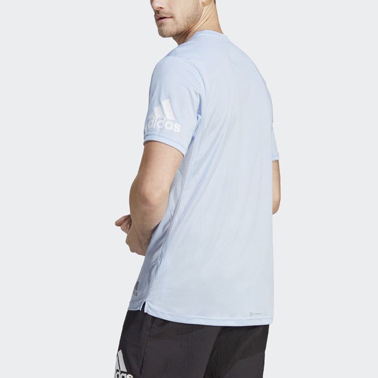 adidas Run It T-shirt 'Blue Dawn' IC7631 sold by KicksCrew product image thumbnail 3