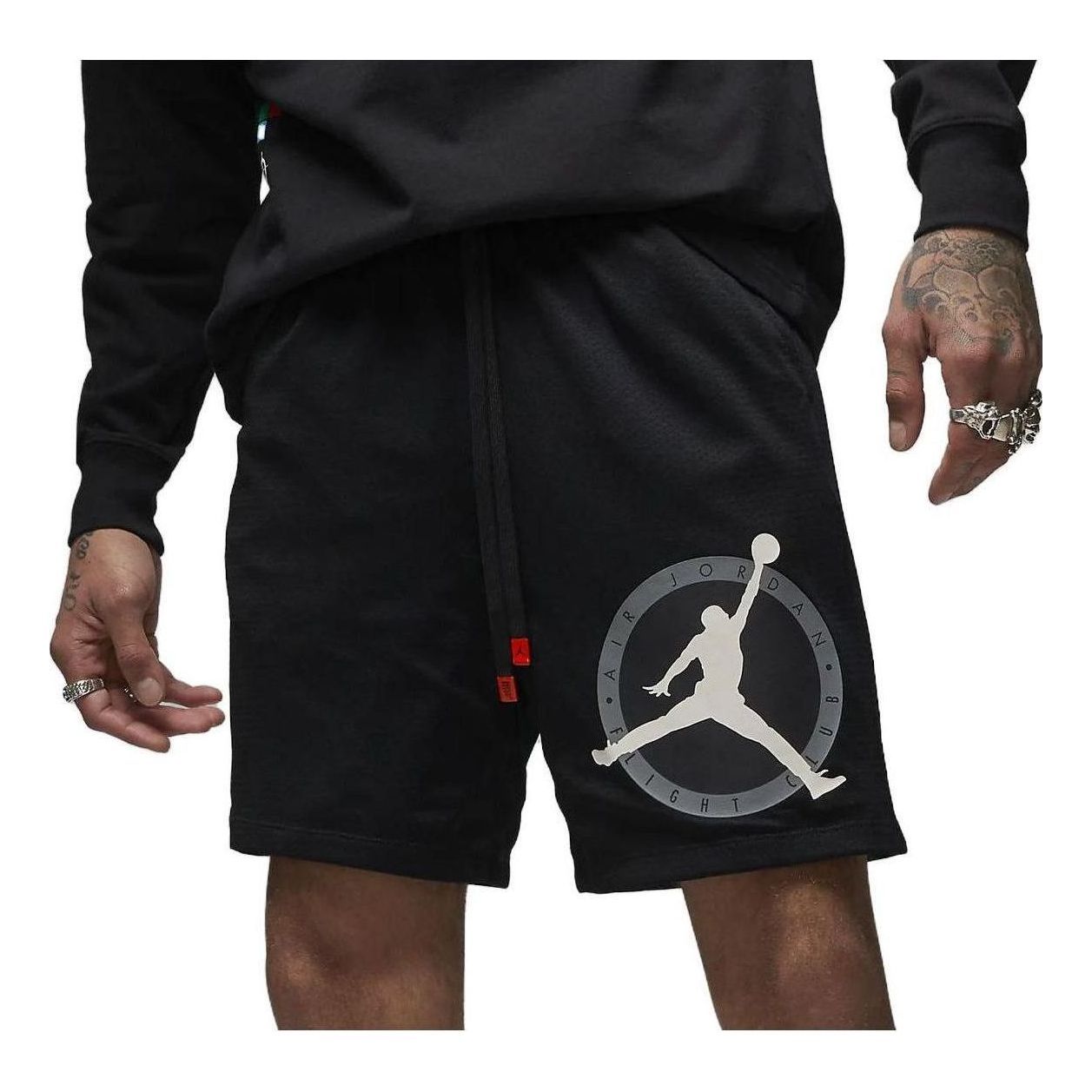 Air Jordan Flight MVP Mesh Shorts 'Black White' DV7602-010 sold by KicksCrew