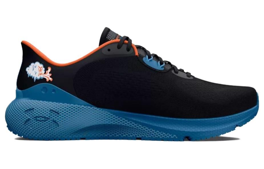 (WMNS) Under Armour HOVR Machina Inclement Weather Running Shoes 'Black Blue Orange' 3027018-001 sold by KicksCrew product image thumbnail 3