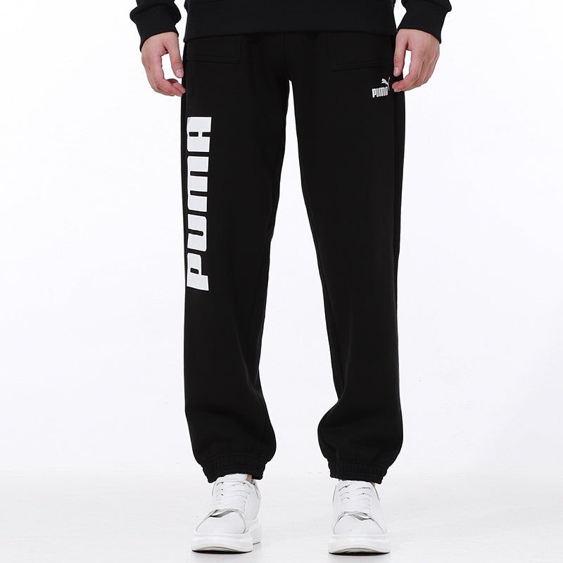 Puma Logo Sweatpants 'Black' 534935-01 sold by KicksCrew product image thumbnail 3