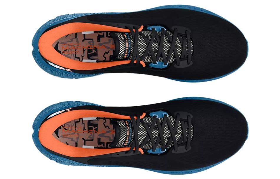 (WMNS) Under Armour HOVR Machina Inclement Weather Running Shoes 'Black Blue Orange' 3027018-001 sold by KicksCrew product image thumbnail 5