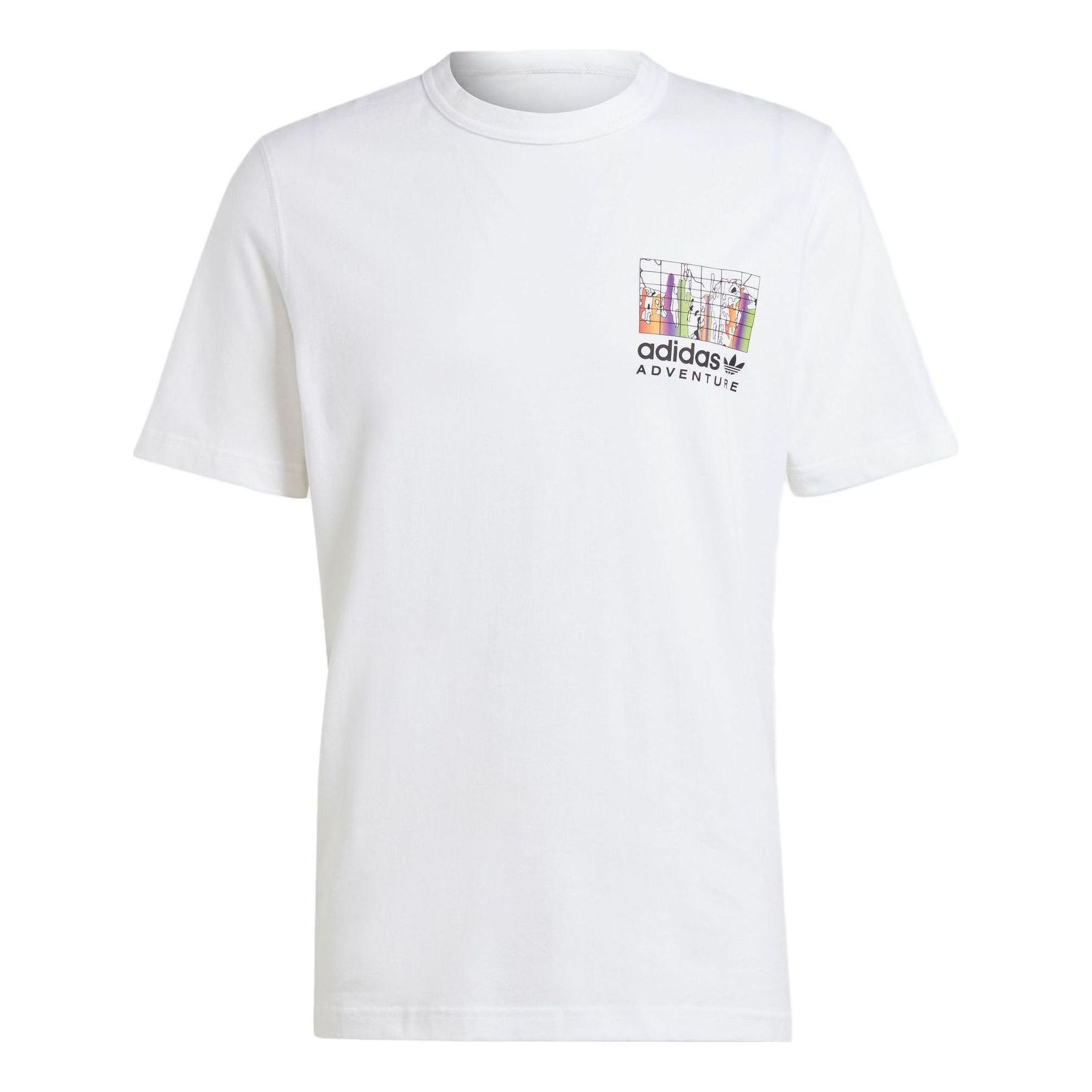 Adidas Adventure Graphic T-Shirts 'White' IJ0701 sold by KicksCrew