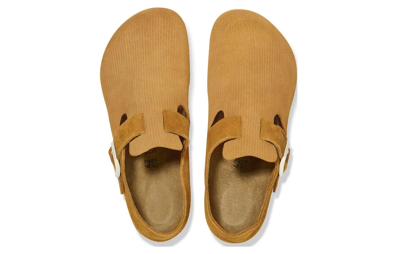 Birkenstock London Suede Leather Narrow Fit 'Cork Brown' 1025622 sold by KicksCrew product image thumbnail 4