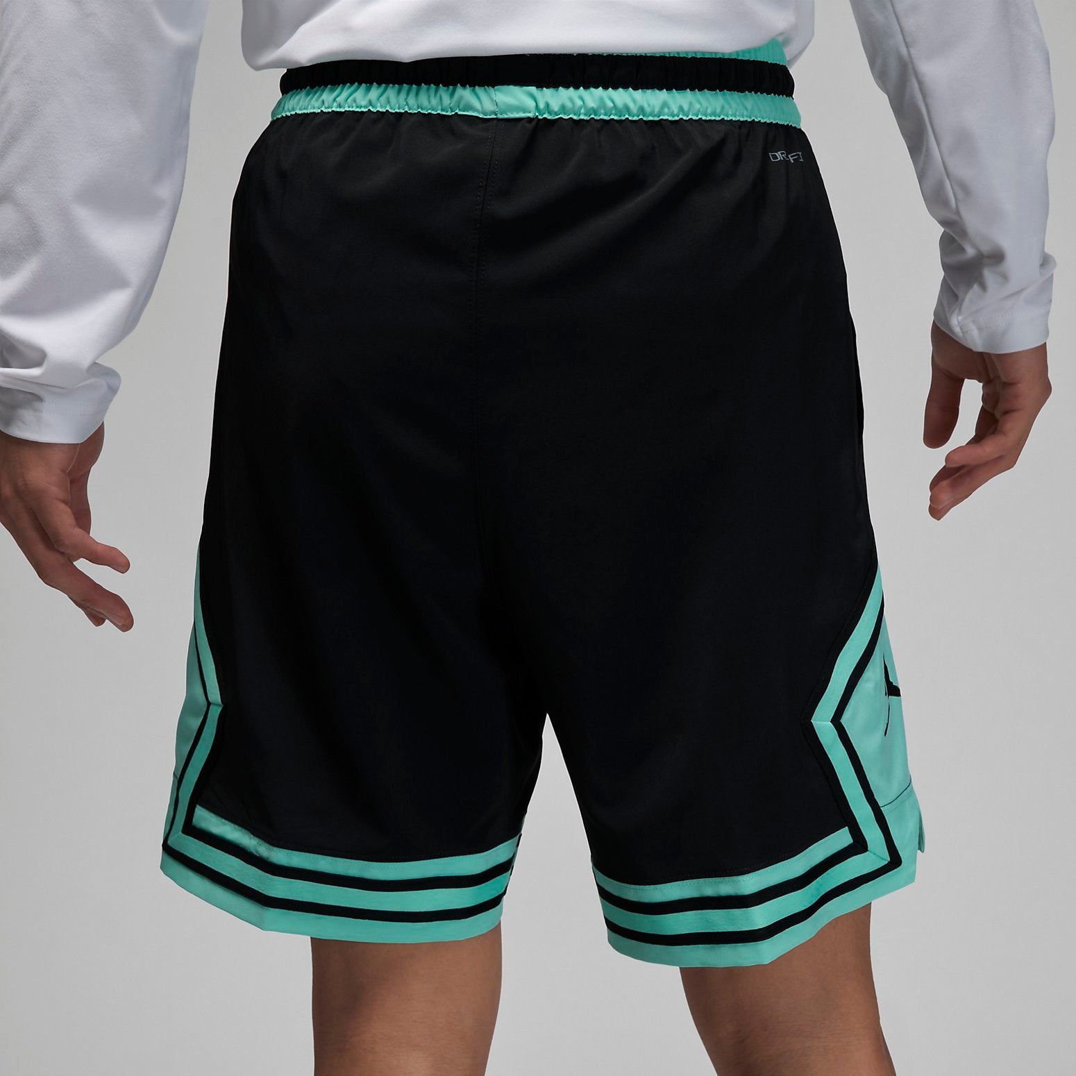 Air Jordan Dri-FIT Sport Woven Diamond Shorts 'Black Tropical Twist' FB7581-011 sold by KicksCrew product image thumbnail 2