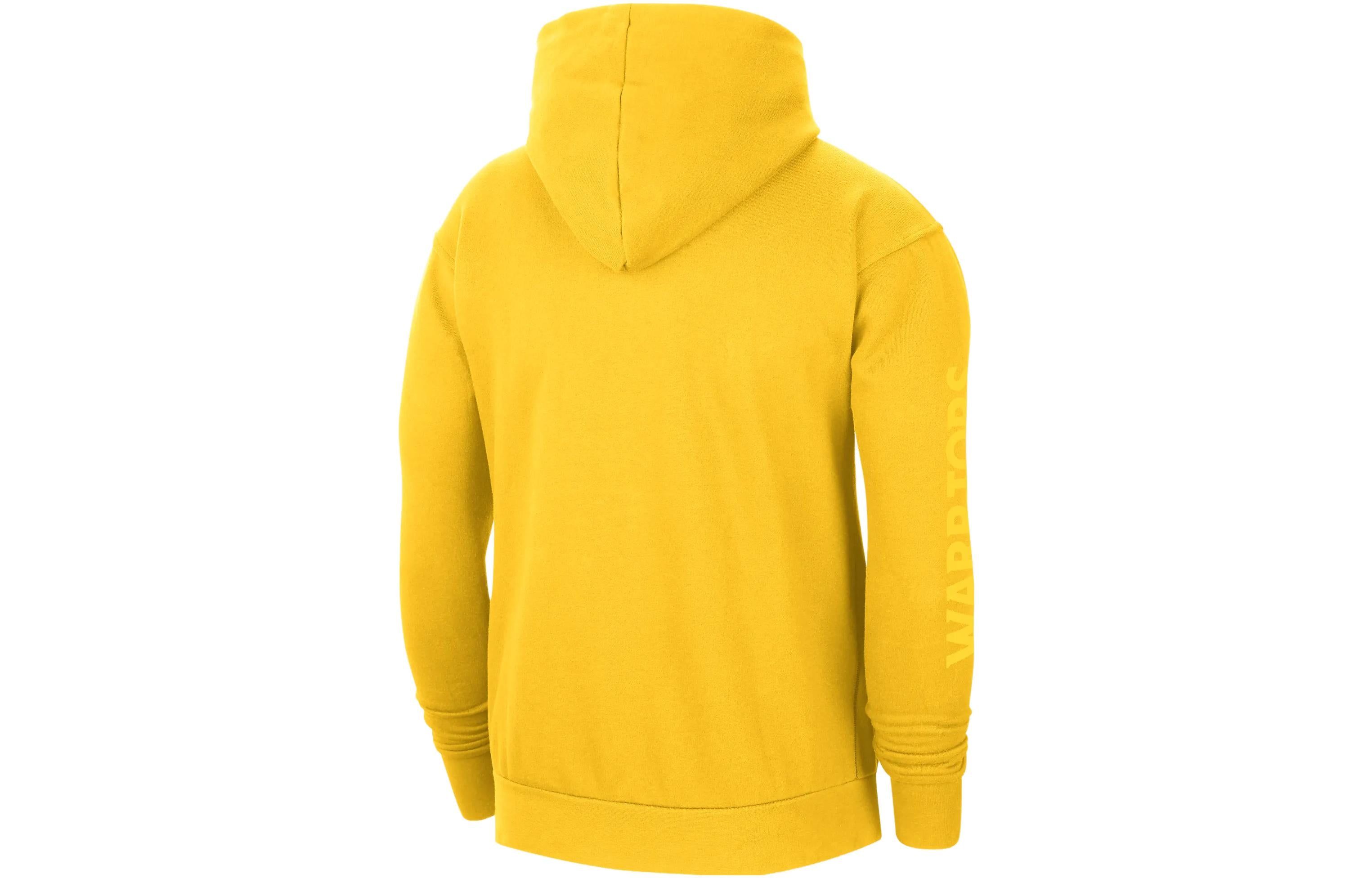 Air Jordan Golden State Warriors Courtside Statement Edition NBA Fleece Pullover Hoodie 'Yellow' DR7001-728 sold by KicksCrew product image thumbnail 3