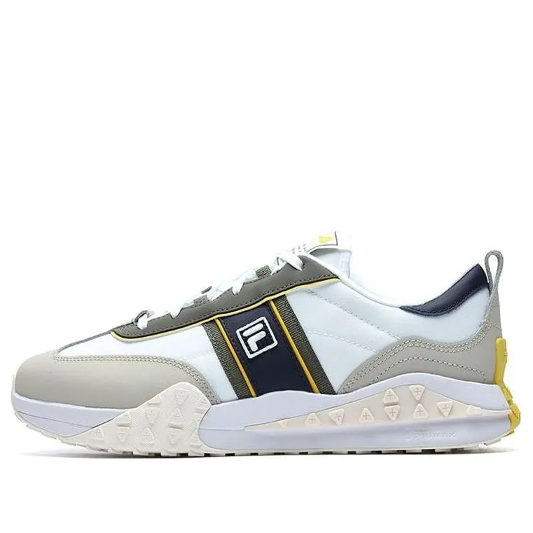 FILA Athletics Brick Shoes 'White Grey Yellow' F12M211119FWP sold by KicksCrew