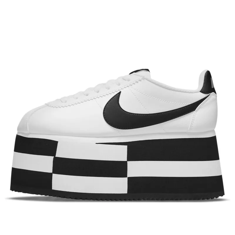 (WMNS) Nike Cortez x COMME Des Garcons 'Check White' BV0070-101 sold by KicksCrew