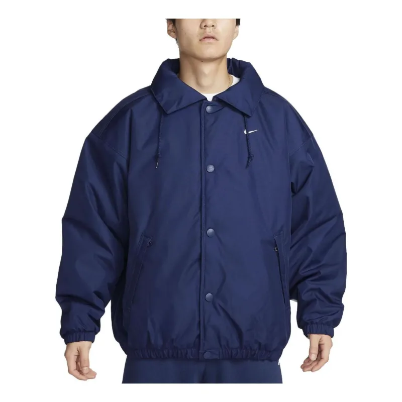 Nike Sportswear Solo Swoosh Puffer Jacket 'Navy Blue' FB7853-410 sold by KicksCrew