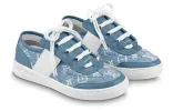 (WMNS) LOUIS VUITTON Lous Sneakers 'Denim Monogram' 1AB32H sold by KicksCrew