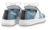 (WMNS) LOUIS VUITTON Lous Sneakers 'Denim Monogram' 1AB32H sold by KicksCrew