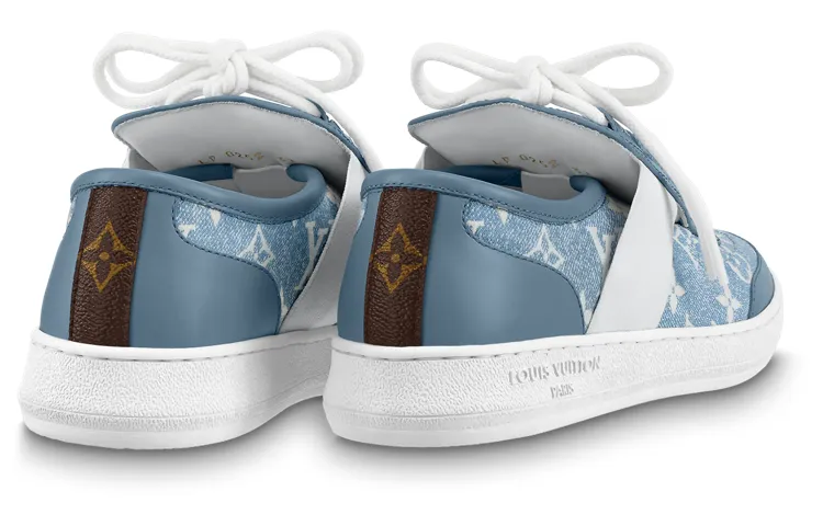 (WMNS) LOUIS VUITTON Lous Sneakers 'Denim Monogram' 1AB32H sold by KicksCrew product image thumbnail 4