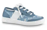(WMNS) LOUIS VUITTON Lous Sneakers 'Denim Monogram' 1AB32H sold by KicksCrew
