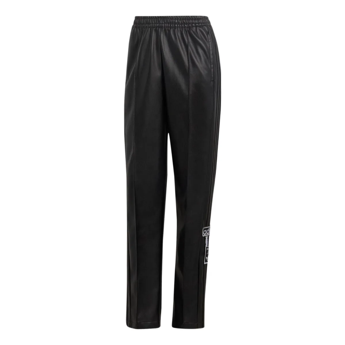 WMNS) Adidas Centre Stage Faux Leather Adibreak Pants 'Black