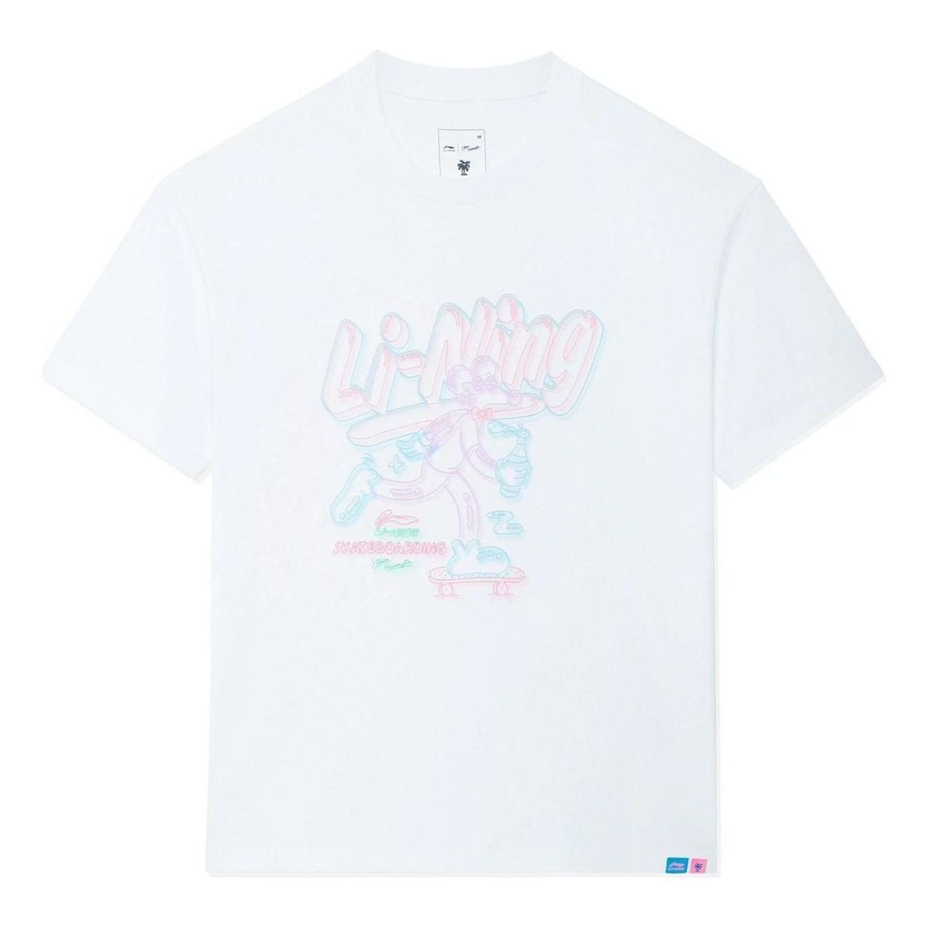 Li-Ning x Steven Harrington Graphic T-shirt 'White' AHSSC47-3 sold by KicksCrew