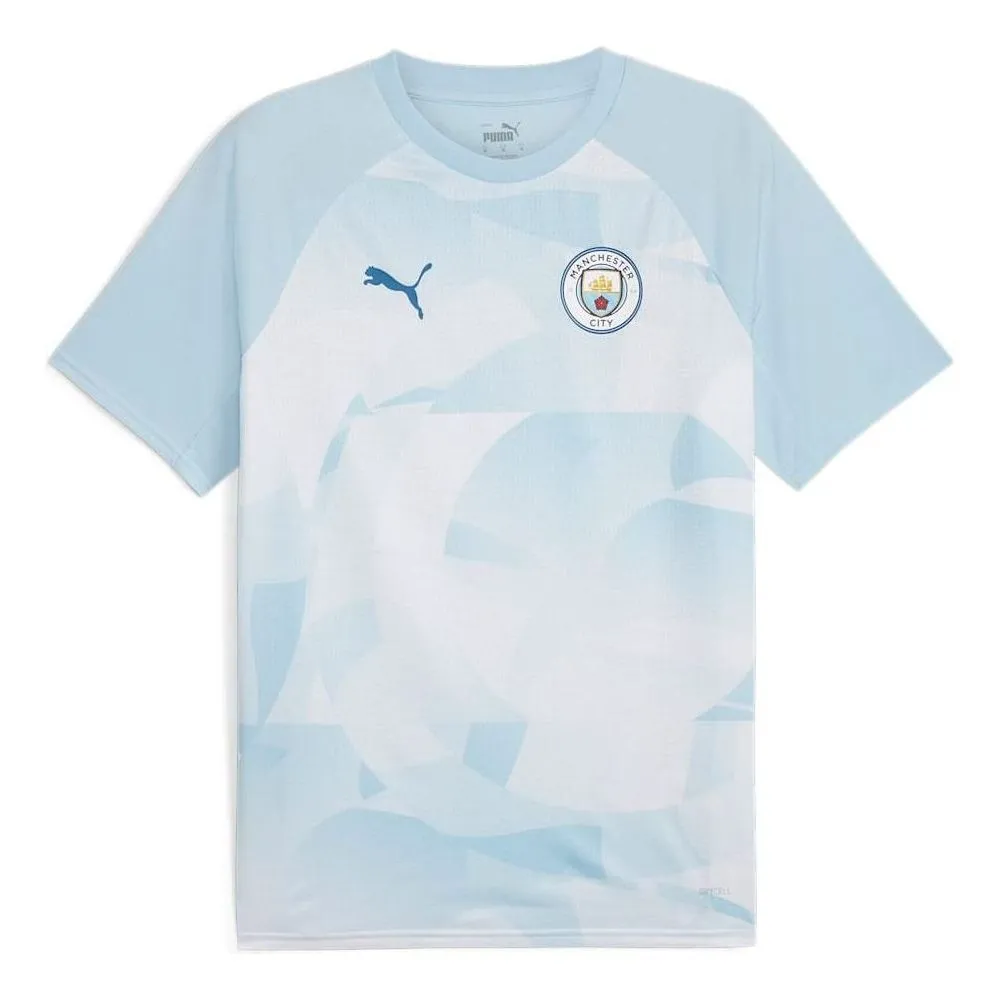 PUMA Manchester City Pre-Match Jersey 'Silver Sky Blue' 774370-01 sold by KicksCrew