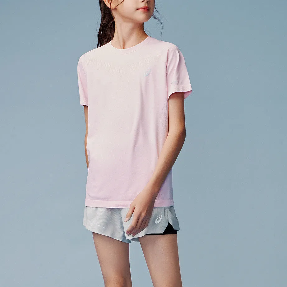 (GS) ASICS T-Shirt 'Pink' 332241173024-0620 sold by KicksCrew product image thumbnail 3