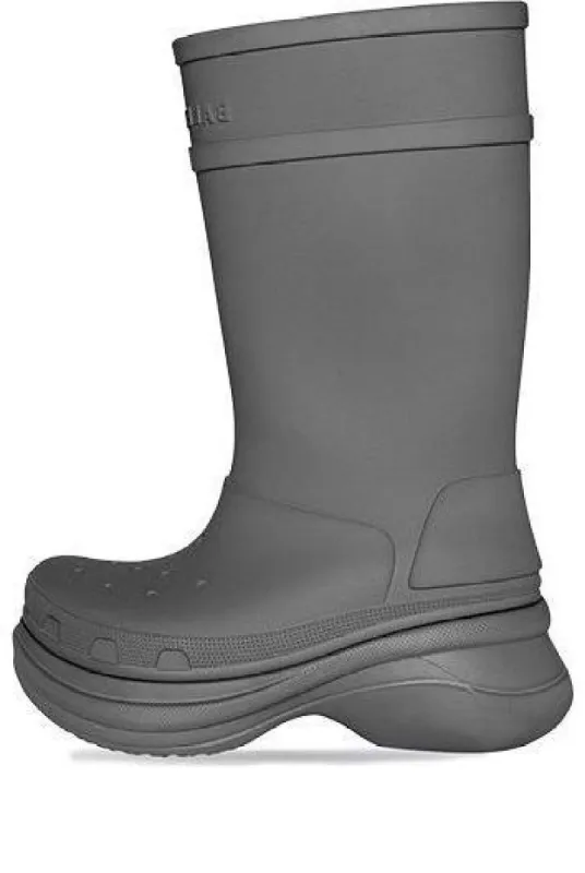 Crocs x Balenciaga Boots 'Grey' 677384W1S8E1500 sold by KicksCrew