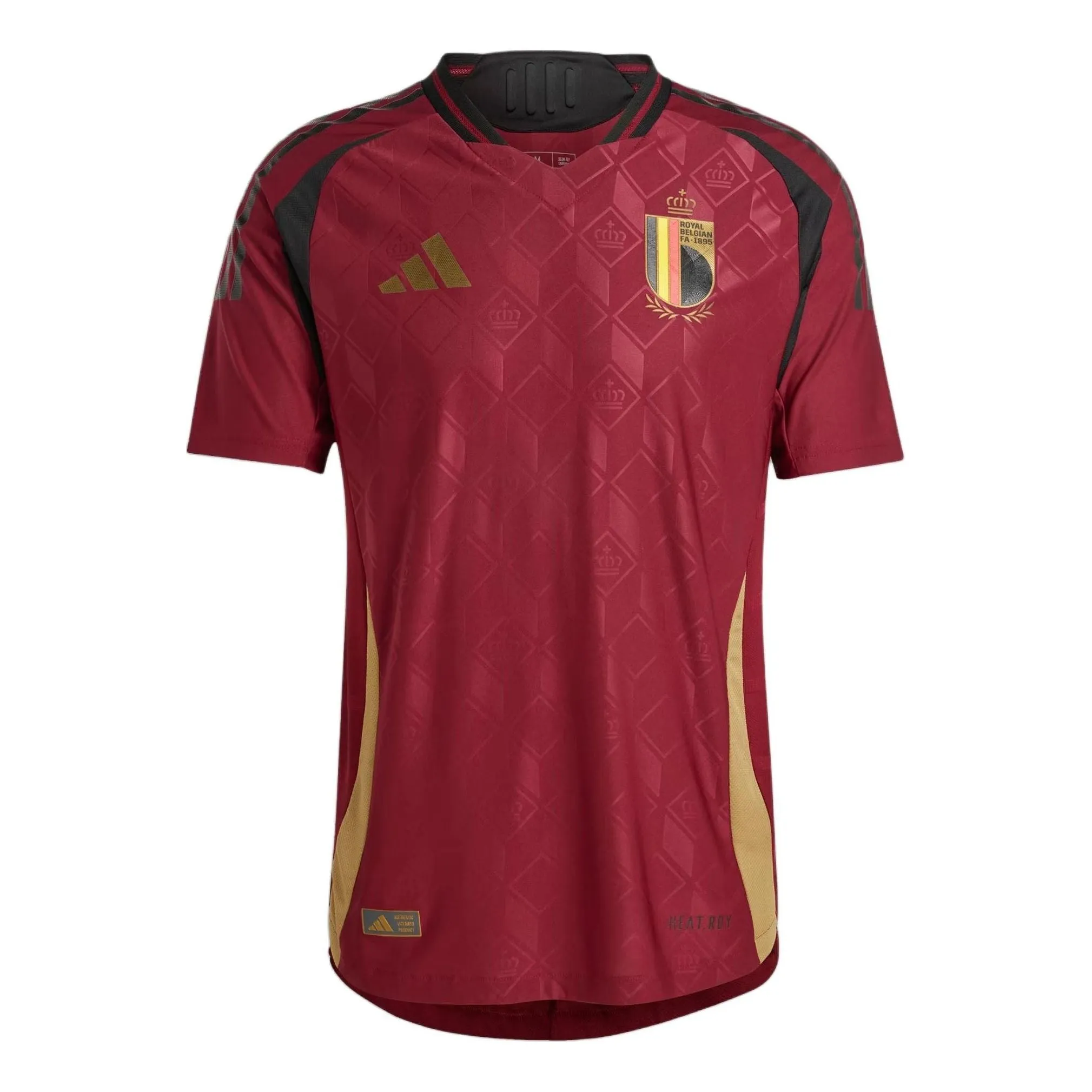 adidas Belgium 24 Home Authentic Soccer Jersey 'Burgundy' IM8440 sold by KicksCrew