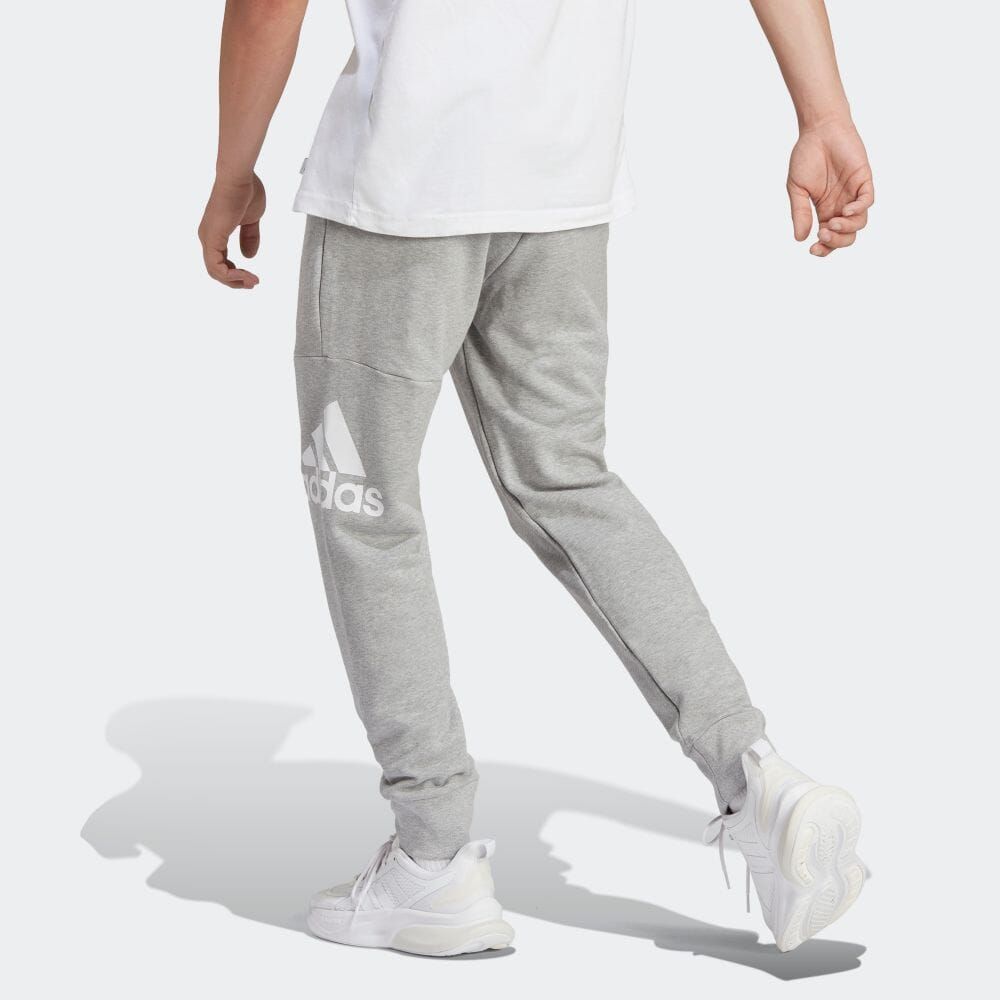 adidas Essentials French Terry Tapered Cuff Logo Pants 'Grey' HA4345 sold by KicksCrew product image thumbnail 3