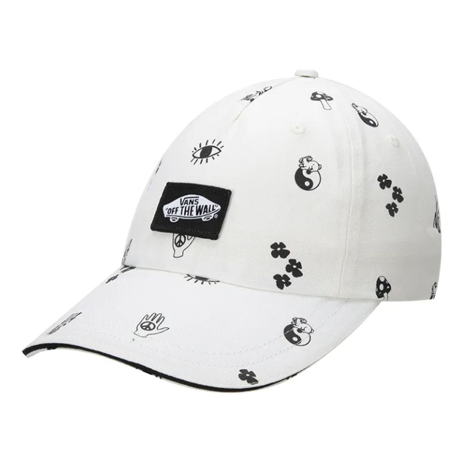 Vans Printed High Standard Hat 'White' VN0A7RX6YO9 sold by KicksCrew