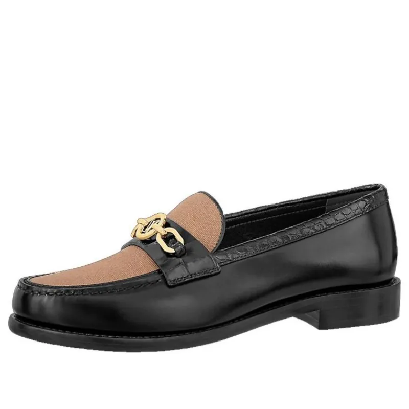 (WMNS) LOUIS VUITTON LV Chess Loafers 'Black Brown' 1A9CH4 sold by KicksCrew