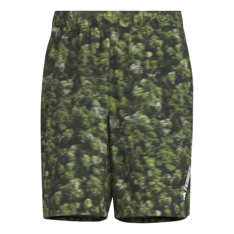 adidas National Geographic Aeroready Allover Print Shorts Asia Sizing 'Green' IS9516 sold by KicksCrew