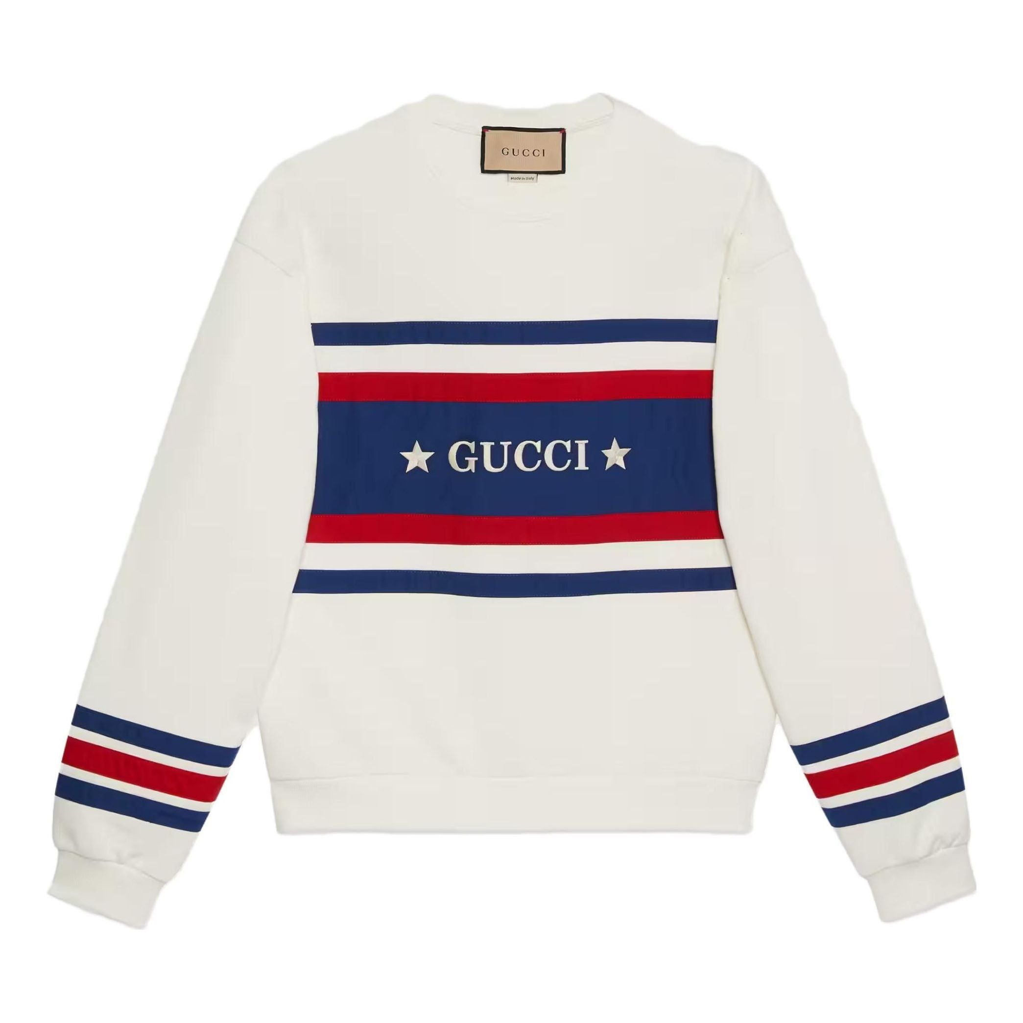 Gucci Cotton Jersey Sweatshirt With Embroidery 'Off White' 746988-XJFK1-9088 sold by KicksCrew