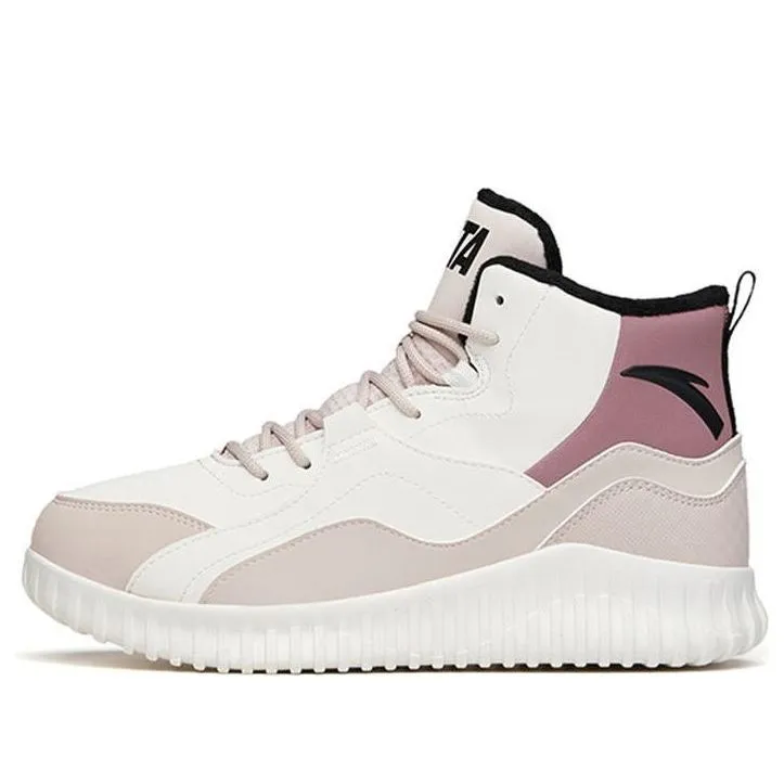 (WMNS) ANTA Life Series Sneakers High 'Grey White Purple' 122148903-2 sold by KicksCrew
