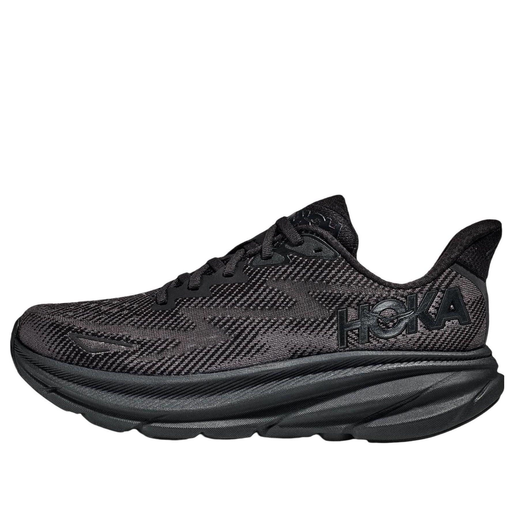Hoka One One Clifton 9 Wide 'Triple Black' 1132210-BBLC sold by KicksCrew
