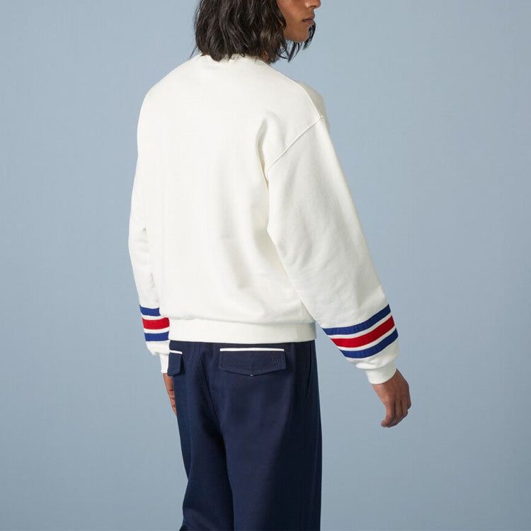 Gucci Cotton Jersey Sweatshirt With Embroidery 'Off White' 746988-XJFK1-9088 sold by KicksCrew product image thumbnail 3