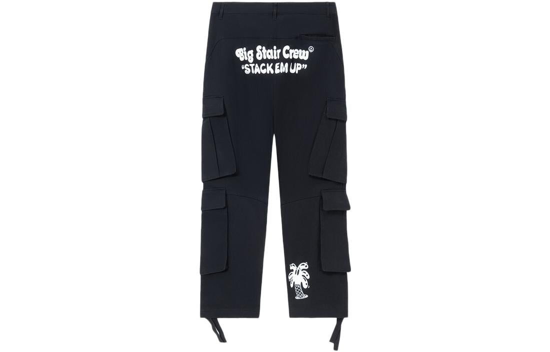 Li-Ning x Steven Harrington Graphic Cargo Pants 'Black' AKXR609-2 sold by KicksCrew product image thumbnail 2