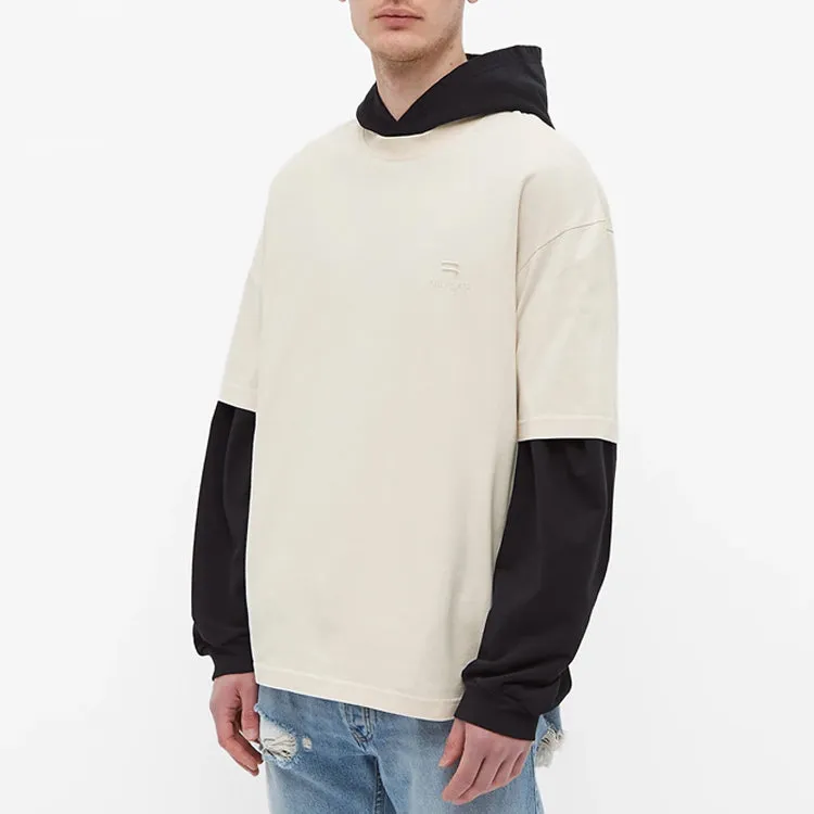 Balenciaga Sporty B Medium Fit T-Shirt 'Chalky White' 612966TLV999080 sold by KicksCrew product image thumbnail 3