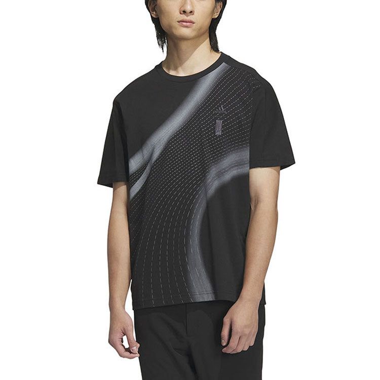 Adidas WJ GFX T-Shirts 'Black' IA8089 sold by KicksCrew product image thumbnail 2