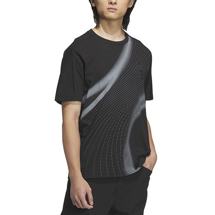 Adidas WJ GFX T-Shirts 'Black' IA8089 sold by KicksCrew product image thumbnail 4