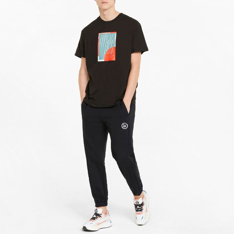 Puma Small Logo Track Pants 'Black' 535390-01 sold by KicksCrew product image thumbnail 3