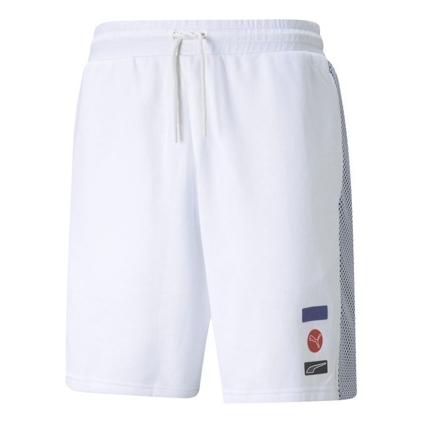 Puma Decor 8 Shorts 'White Red Blue' 531085-02 sold by KicksCrew
